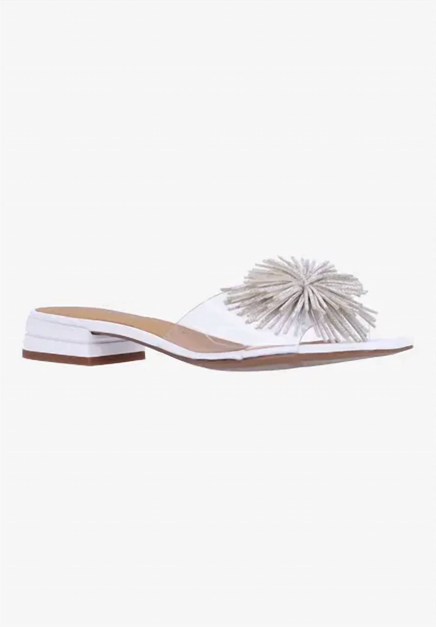 J. Renee - Women's Cherita Vinyl Slip On Sandals