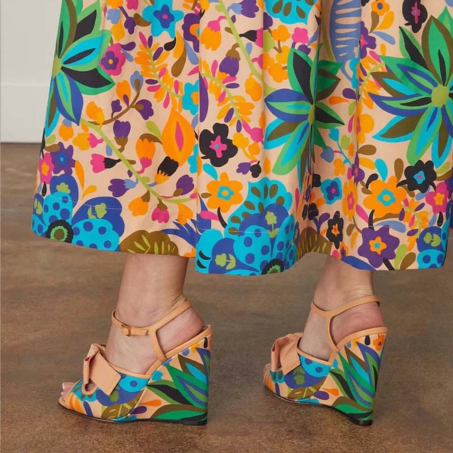 La Doublej - Women's Bow Wedge Sandals