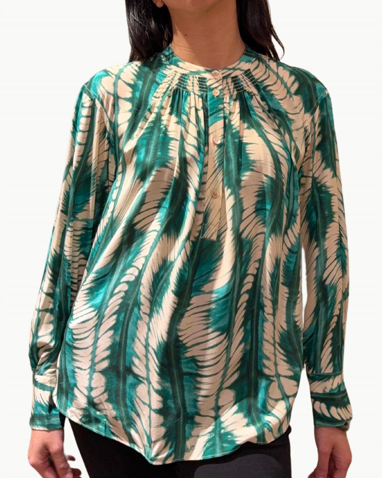 Ulla Johnson - Nehir Printed Silk Blouse
