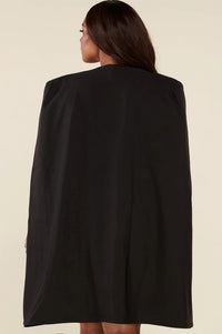 L'Atiste - Structured Cape Mini Dress - Plus