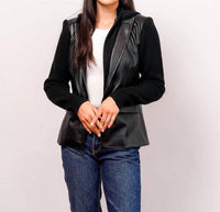 Central Park West - Vegan Leather Blazer