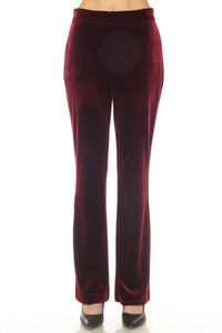 Joseph Ribkoff - Velvet Pull On Flared Pants