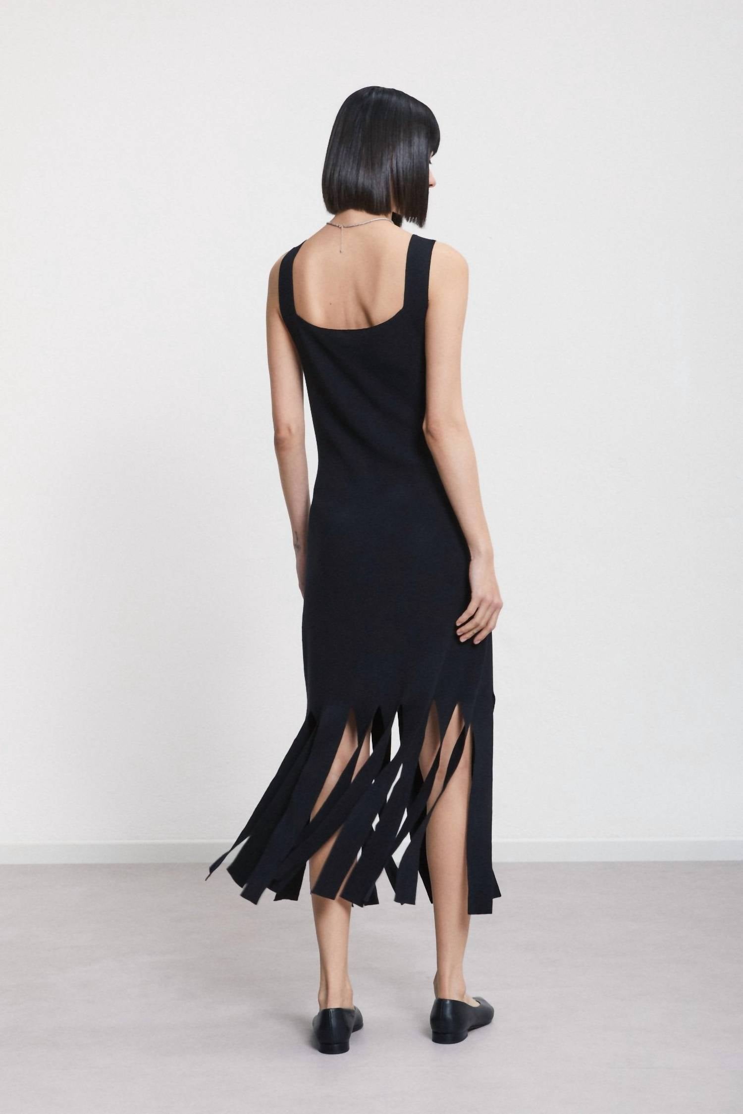 Ottod'Ame - Fitted Fringe Dress