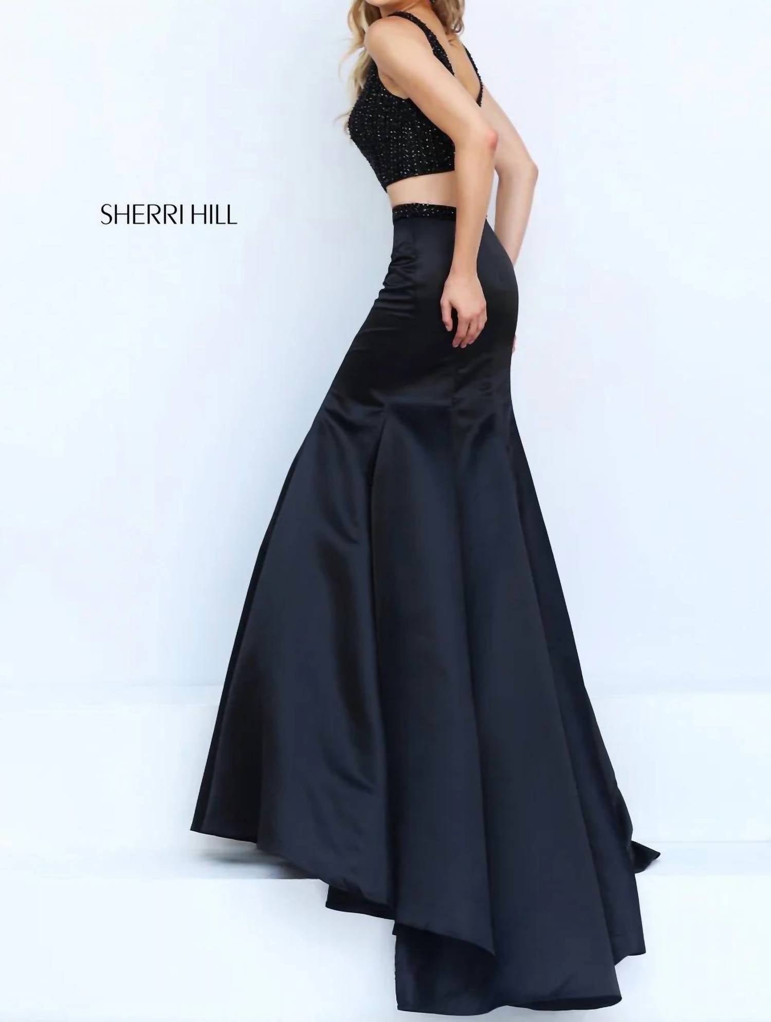 Sherri Hill - Two-piece Mermaid Prom Gown