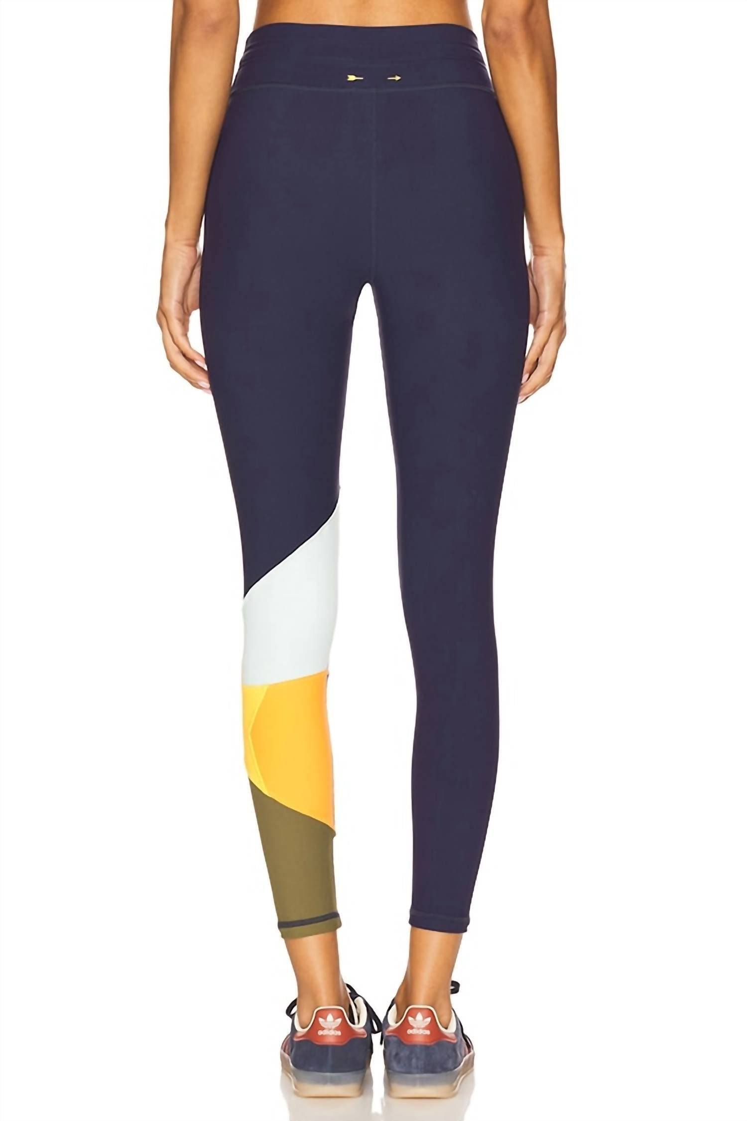 THE UPSIDE Starburst Midi Pant in multi - women's pants - detail view