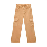 Milon - Side Pockets With Small Slit Pants