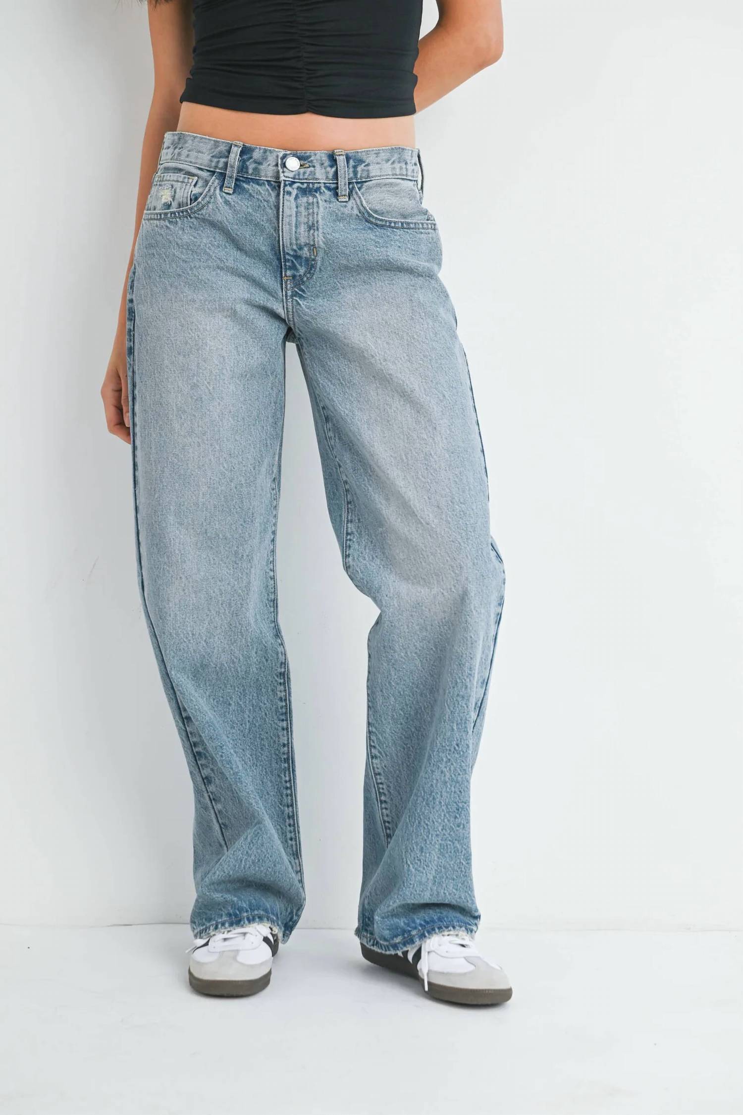 Just Panmaco Inc. - Low Rise Baggy Slouch Jeans
