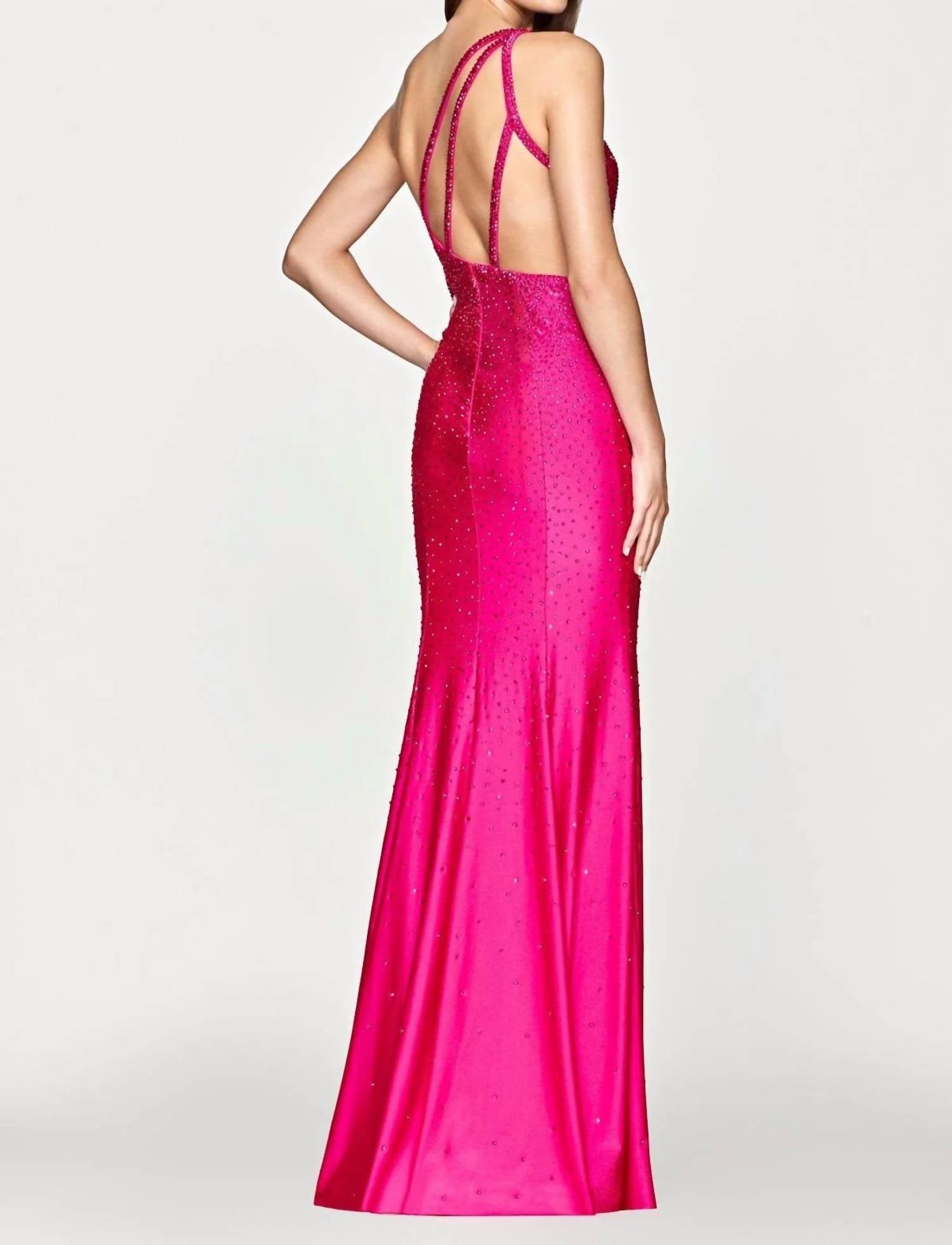 Faviana - Women's One Shoulder Gown