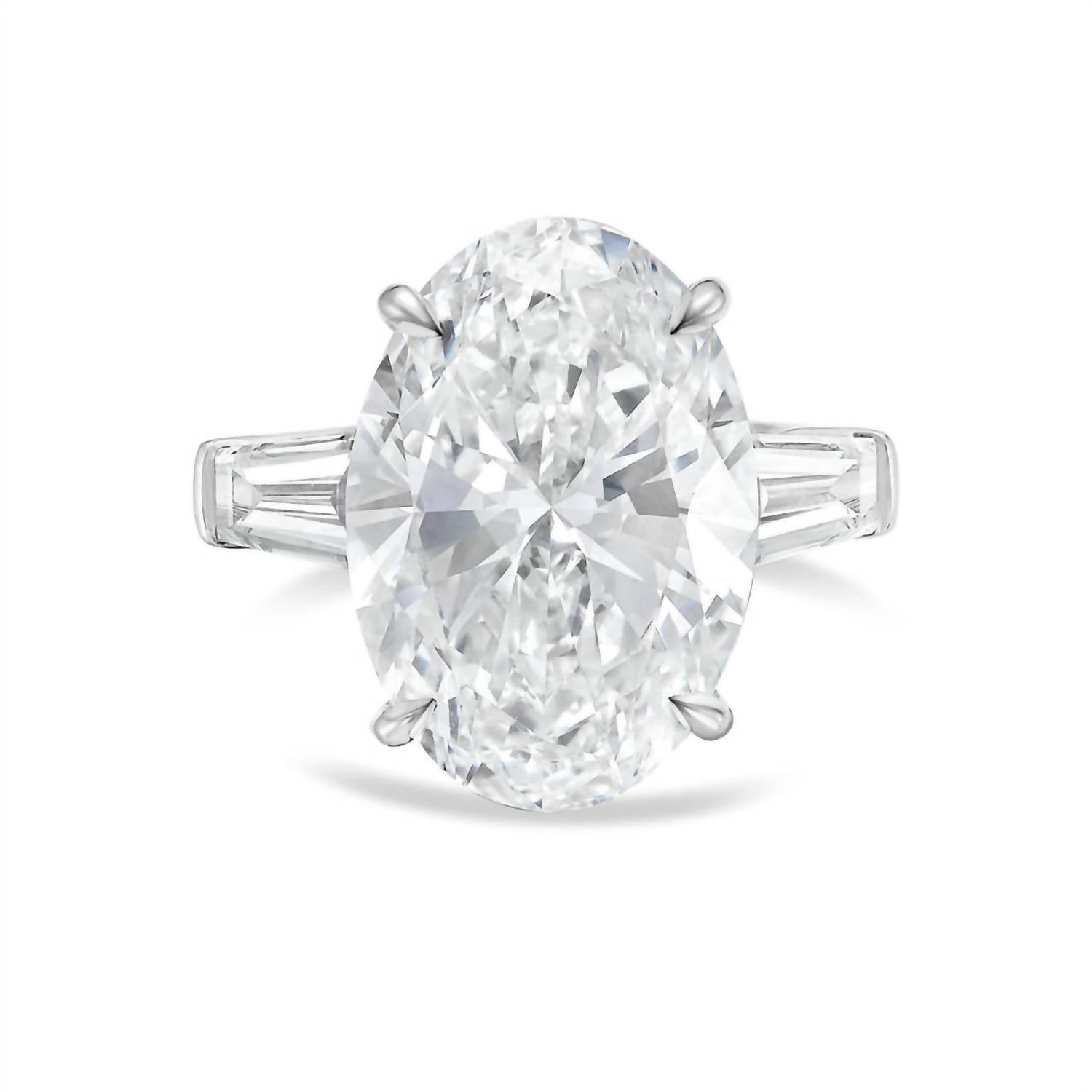 Diana M Jewels - Women's Oval & Baguette Lab-Grown Diamond Ring (3.00 Ct) - Signature