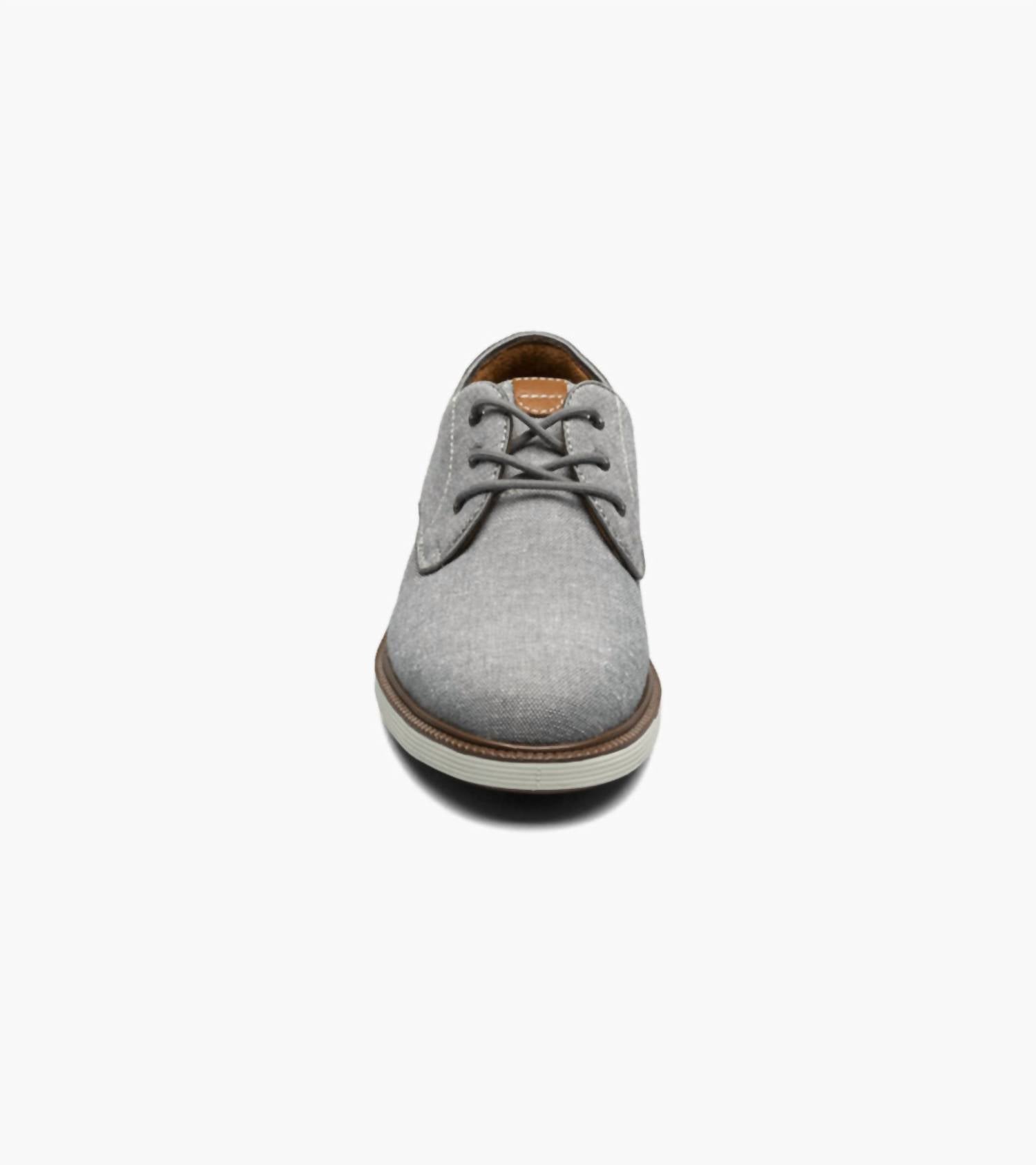 Florsheim - Junior Boys Highland Canvas Plain Toe Oxford Shoes