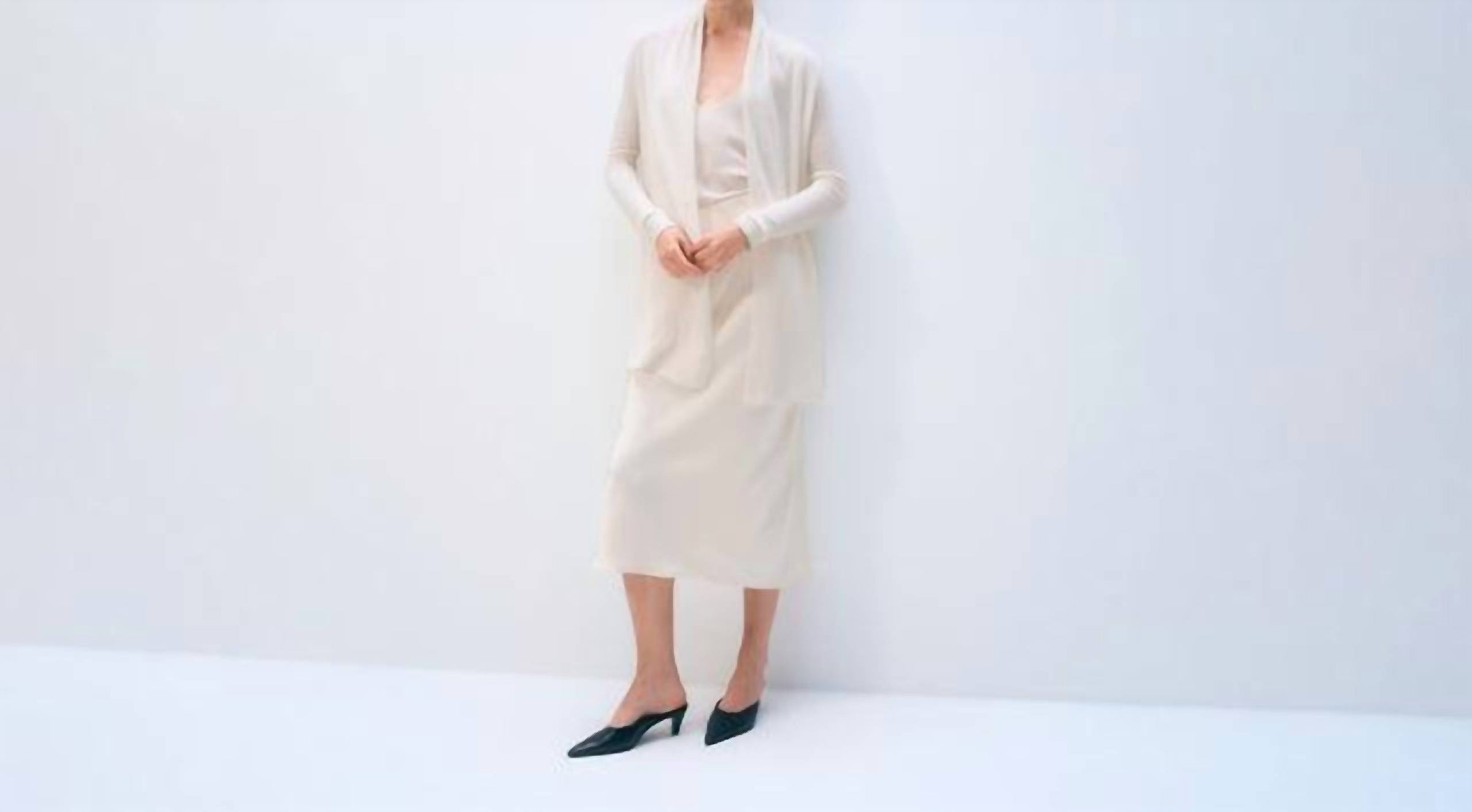 White + Warren - Cashmere Trapeze Cardigan