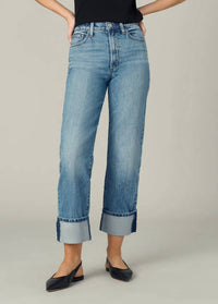 Joe'S Jeans - The Margot Cuffed Straight Leg Jeans