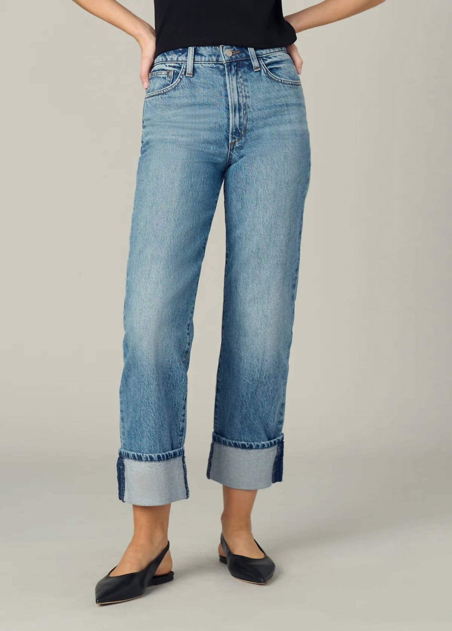 Joe'S Jeans - The Margot Cuffed Straight Leg Jeans