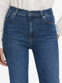 FRAME Le Sleek Straight Leg Jeans in blue - women's jeans - view 5