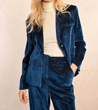 Molly Bracken - Velvet Suit Jacket Blazer