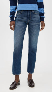 SLVRLAKE Amber Mid Rise Slim Jean in santa cruz - women's jeans