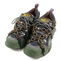 Gucci Women's Flashtrek Sega Removable Crystal Sneakers in sega green - women's sneaker