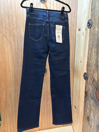Risen - Women's Mid Rise Long Straight Jeans