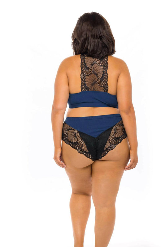 Oh La La Cheri - Claribel Bralette & Boyshort Set - Plus