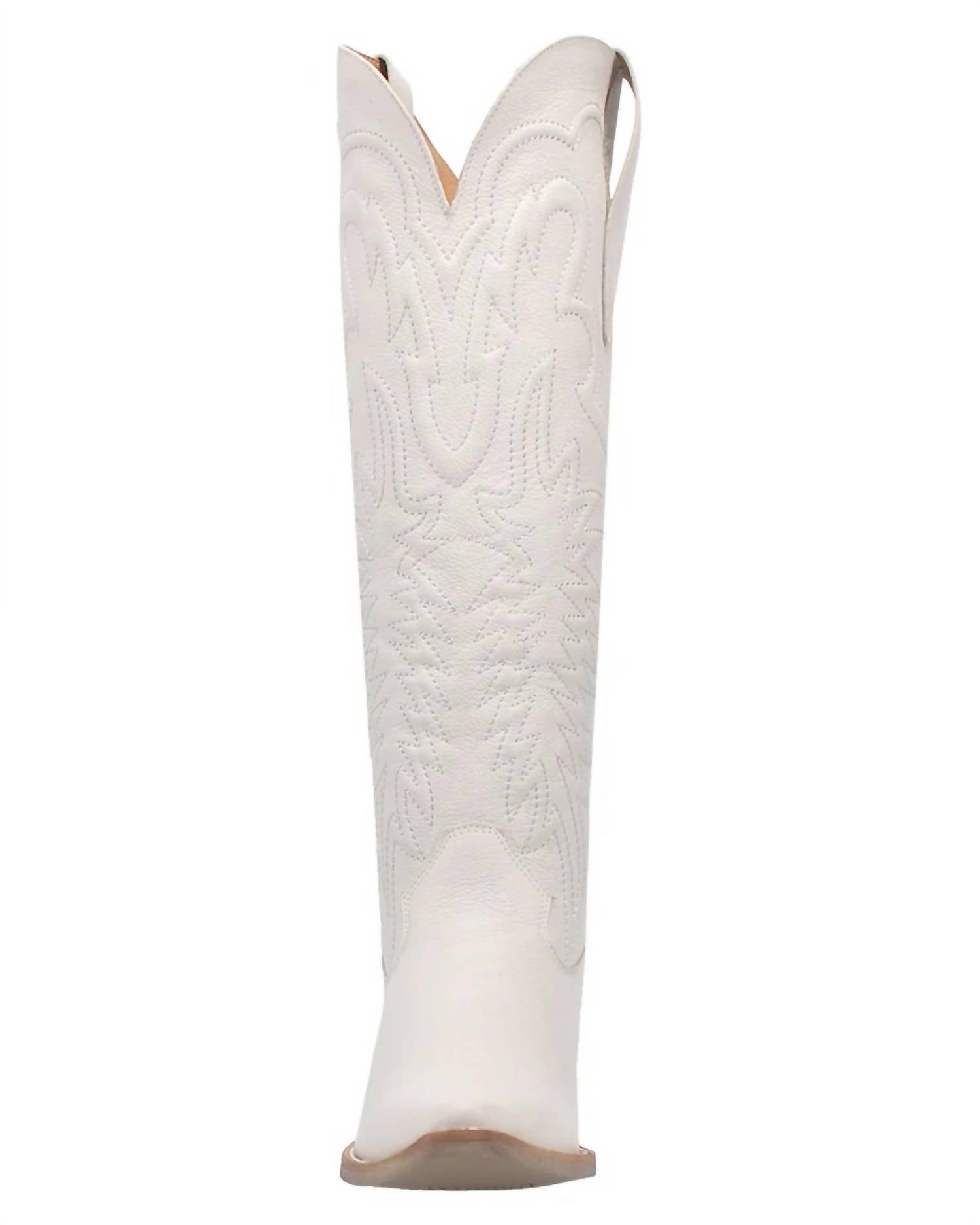 Dingo Women's Raisin Kane Boot in white - women's shoe - view 5