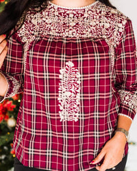 Layerz Clothing - Joelle Plaid Top
