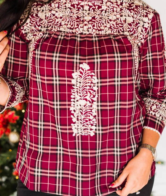 Layerz Clothing - Joelle Plaid Top