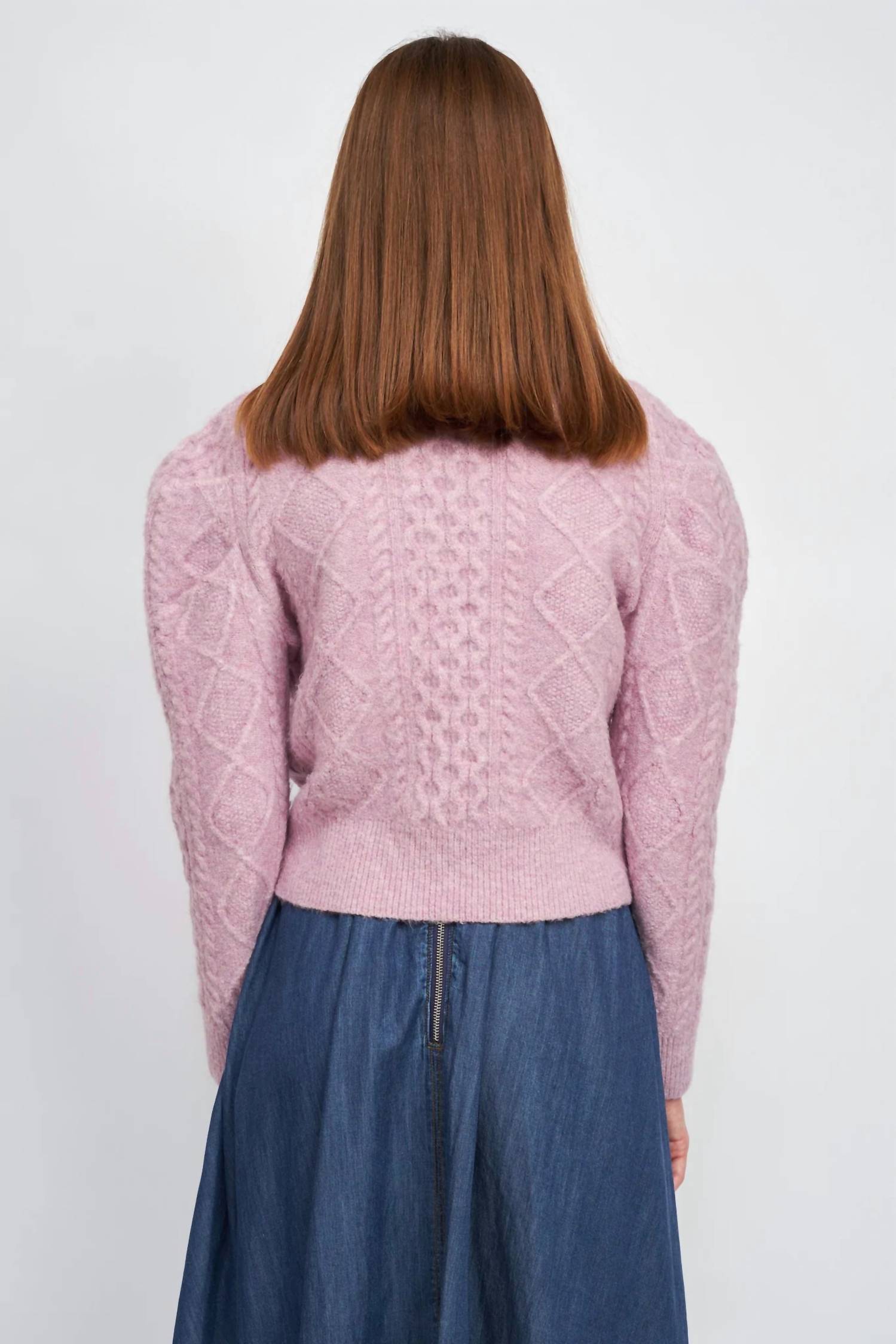 En Saison - Sirka Puffed Sleeve Cardigan