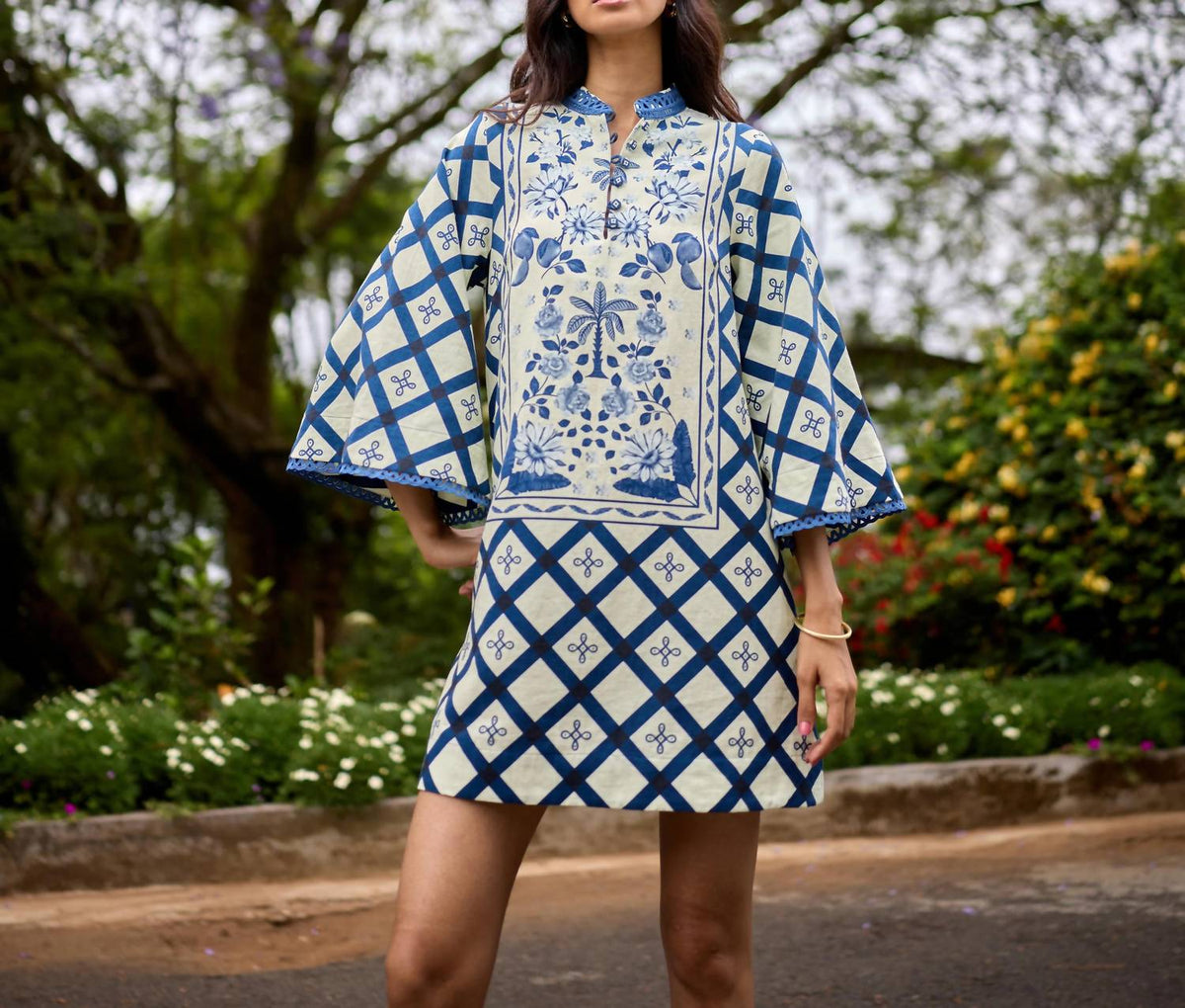 Verandah - Mini Kaftan Dress