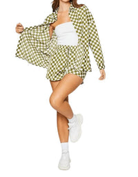 Pretty Garbage - Fiorella Checkered Blouse