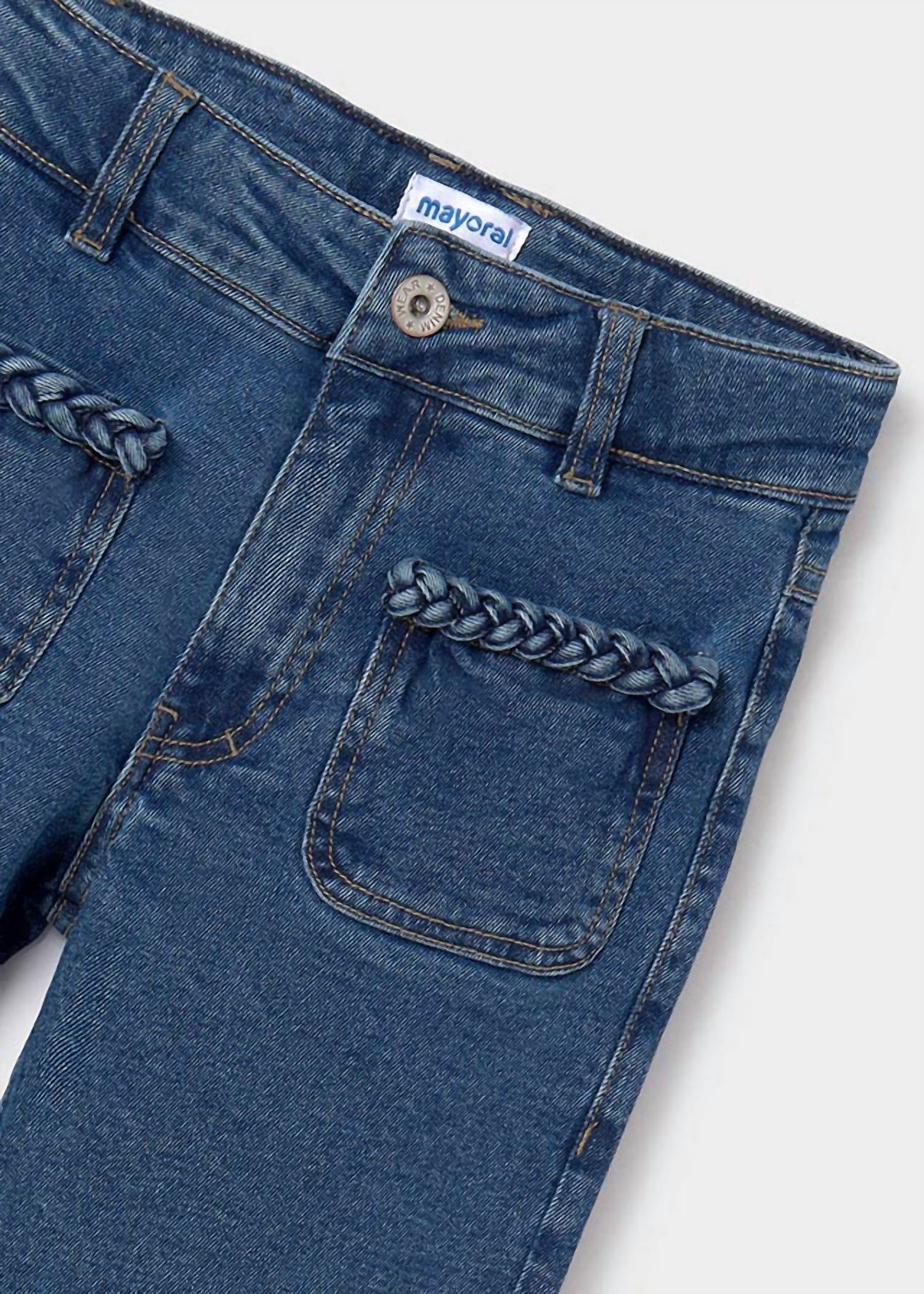 Mayoral - Raw Hem Wide Leg Pant