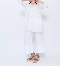 Blueberry - Sheer Button Up Tunic