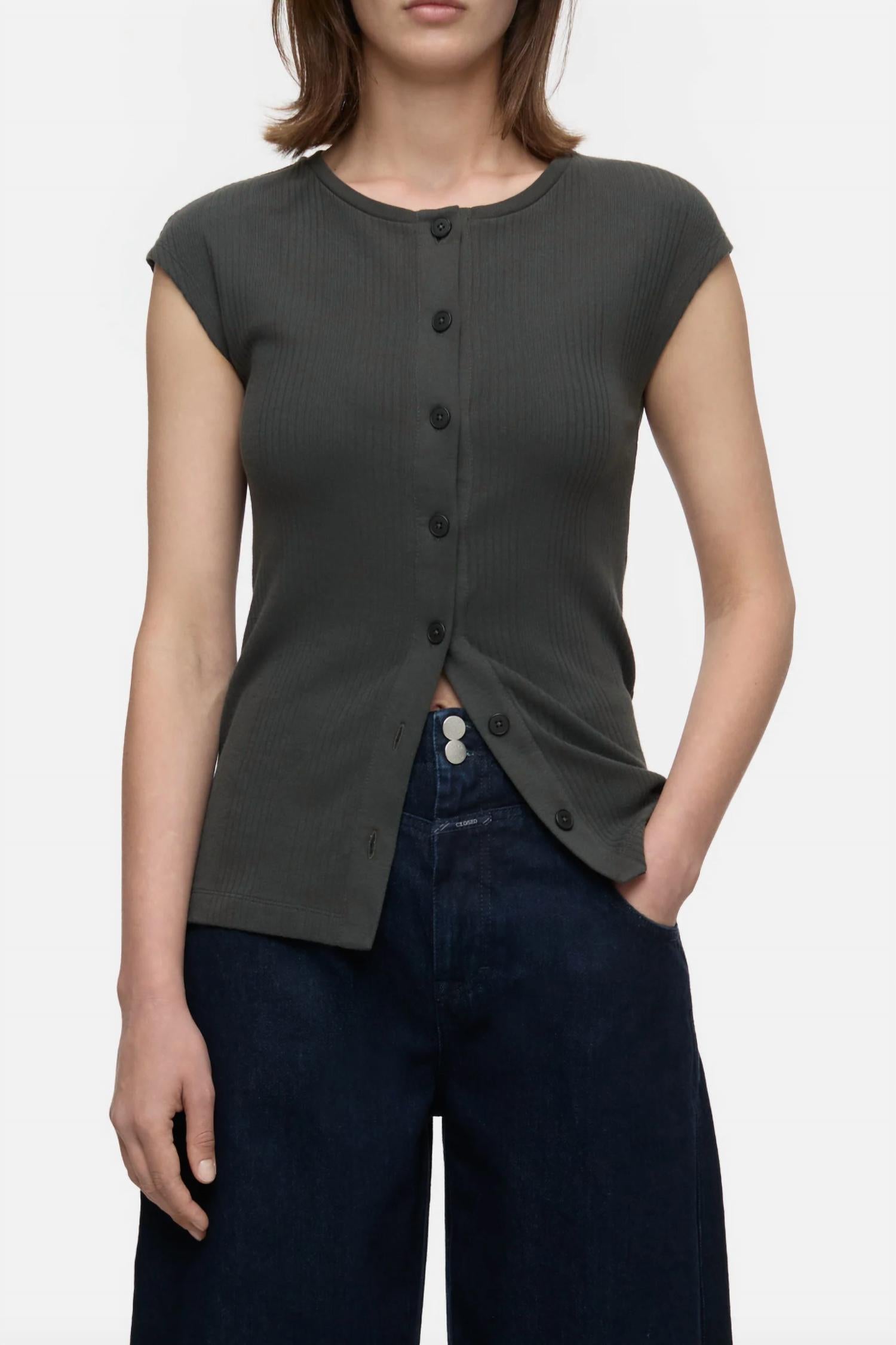Closed - Crewneck Ribbed T-shirt