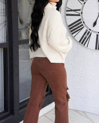 Zenana - Winter Wishes Chenille Cropped Sweater