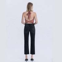 Flying Monkey - Brooke Mid Rise Straight Denim Jeans