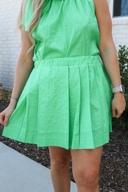 Adrienne - Vacay Countdown Zara Pleated Skirt