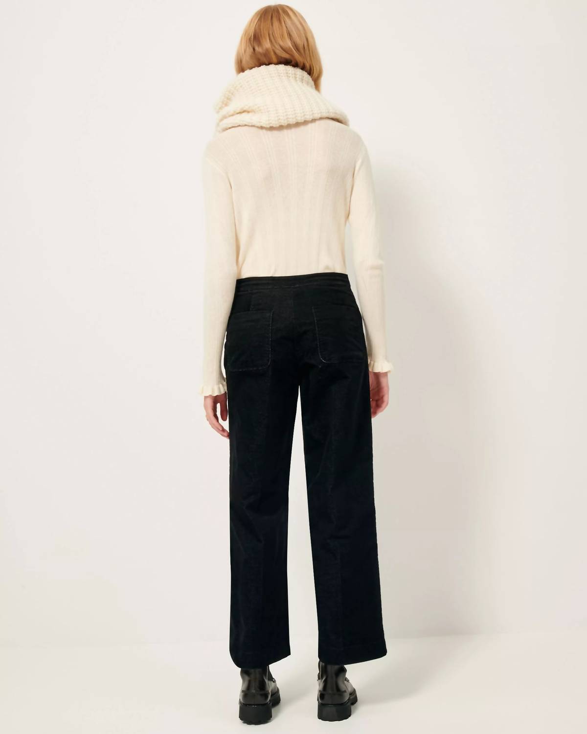 Sessun - Alvelvet Straight-leg Trouser Pants