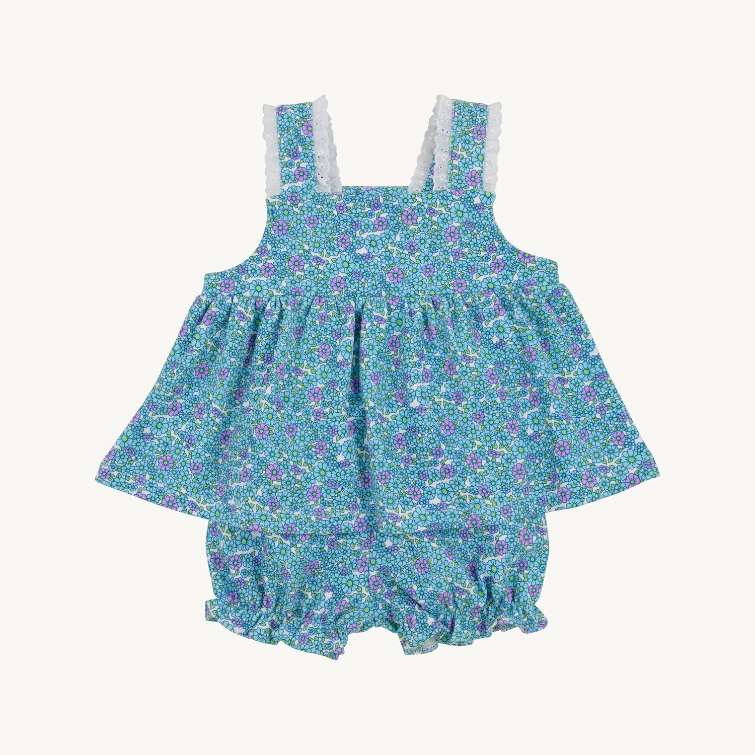 The Beaufort Bonnet Company - Girls' Fitzroy Floral Babs Bloomer Set