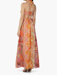 America & Beyond - Palm Paisley Maxi Dress