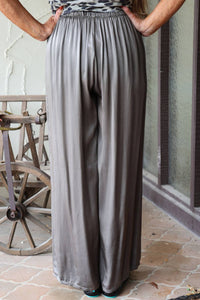 Satin Wide Leg Pants