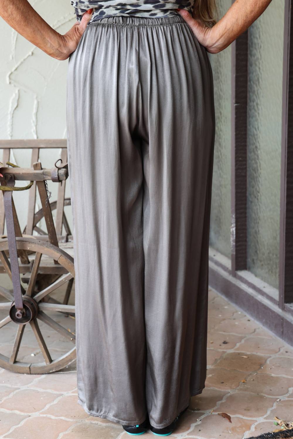 Satin Wide Leg Pants