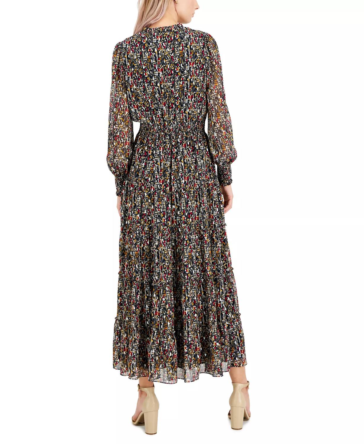 Oliphant - Smocked Neck Maxi Dress