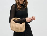 Sol And Selene - Women's Dream Small Woven Neoprene Hobo Bag