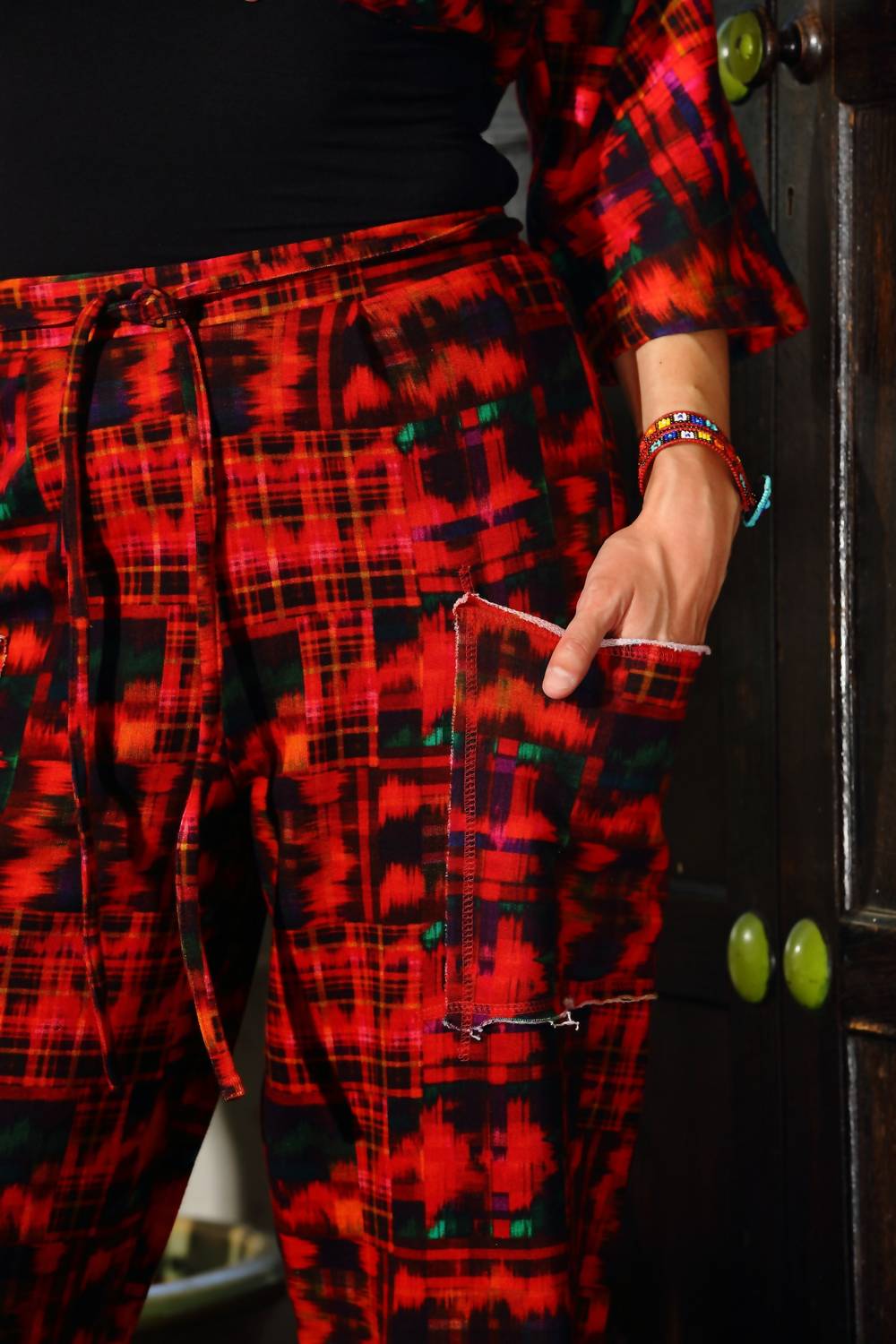 Kikisol - Searenity Patchwork French Terry Pocket Pants
