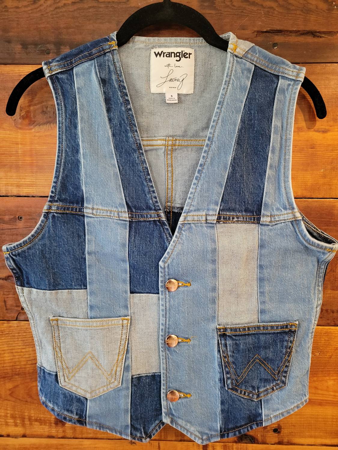 Wrangler - Women's Lainey Wilson Denim Vest