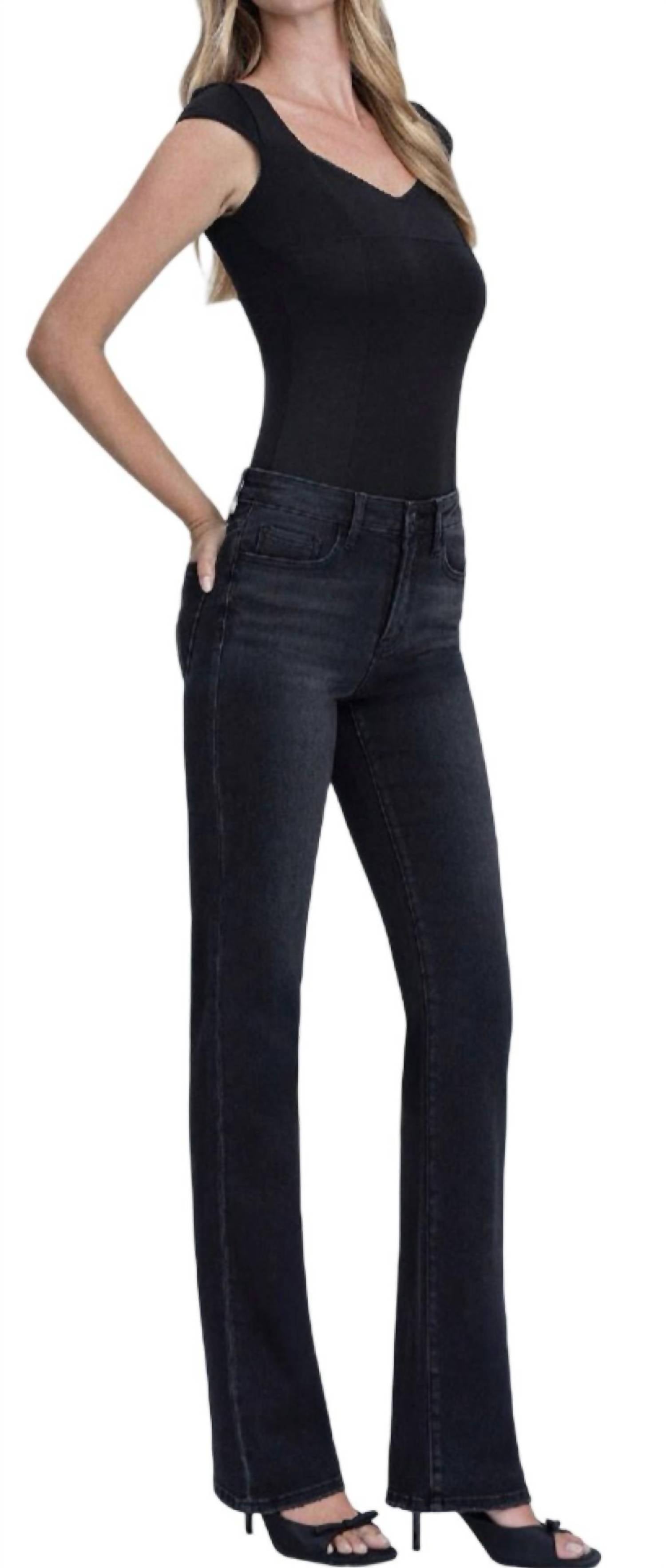 Lovervet - High Rise Full Length Bootcut Jeans