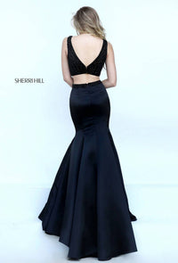Sherri Hill - Two-piece Mermaid Prom Gown