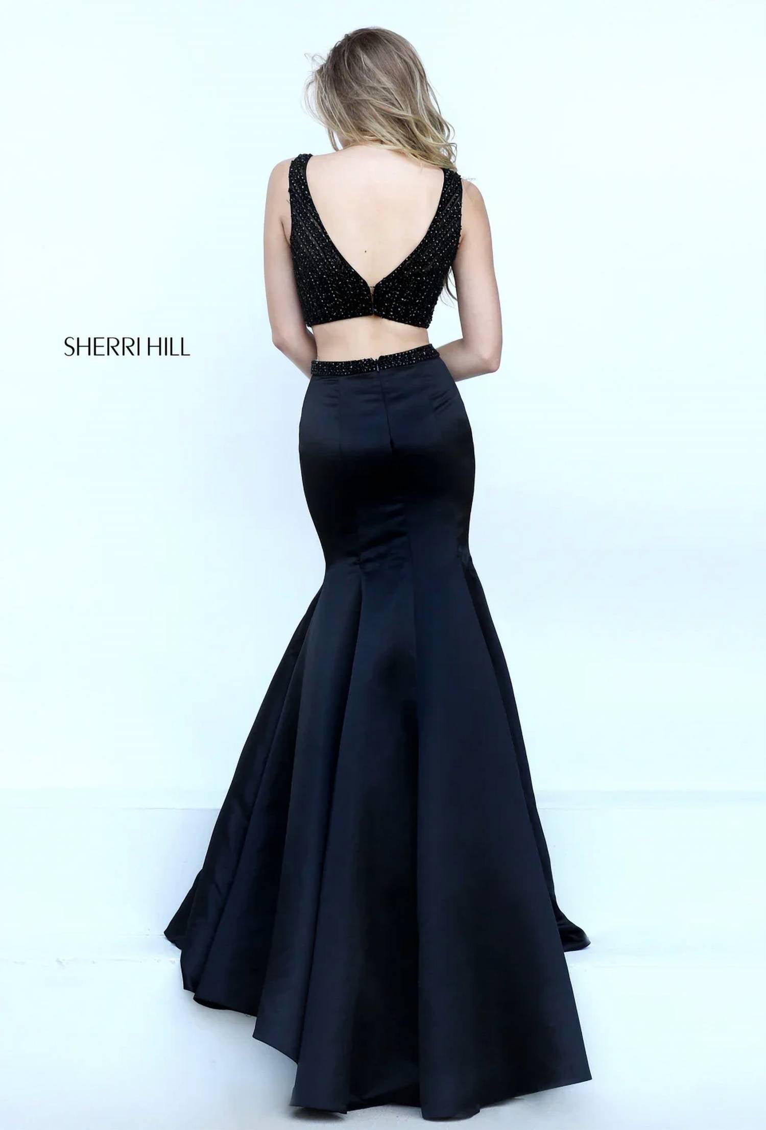 Sherri Hill - Two-piece Mermaid Prom Gown