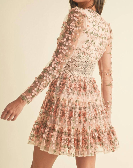 Endless Blu. - Felicity Floral Lace Dress