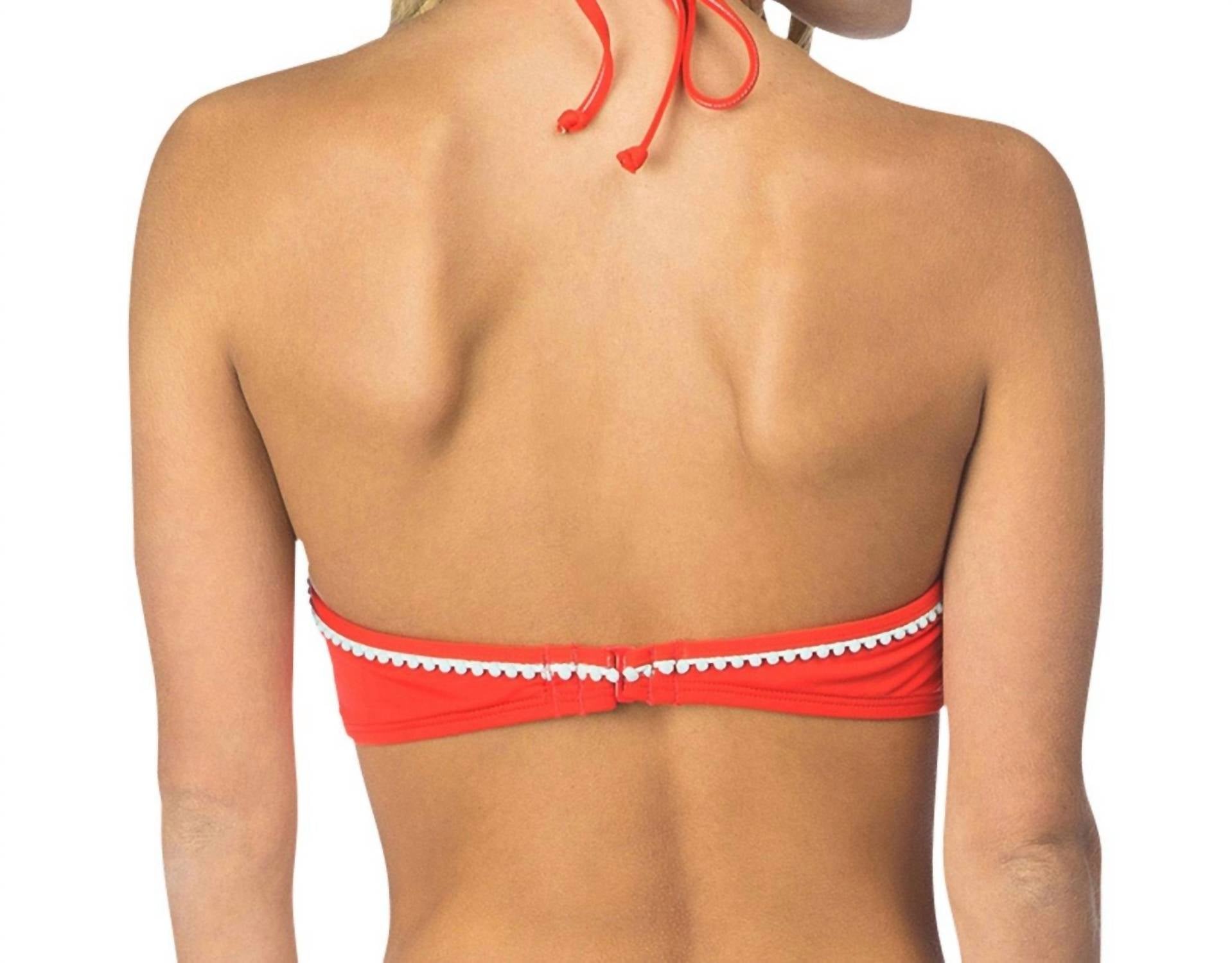 Bikini Lab - Embroidered Triangle Bikini Top