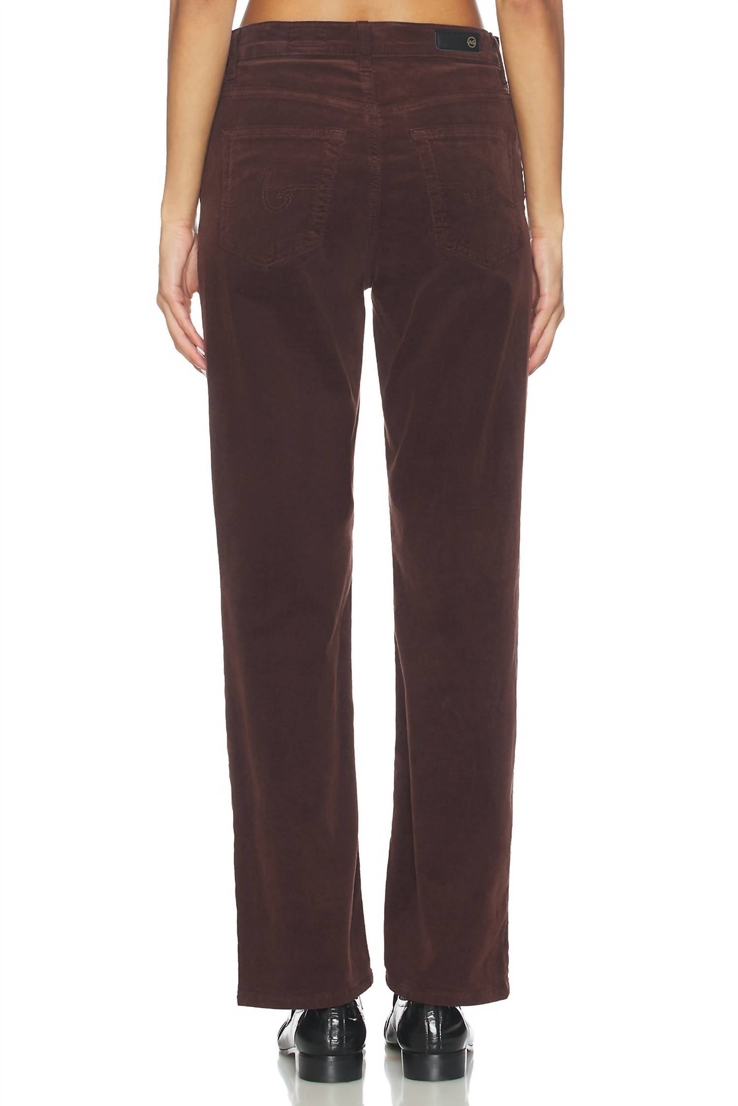 AG Jeans Brinley Jeans in coffee bean - women's jeans - alternate view
